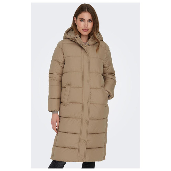 Only Γυναικείο μπουφάν Long Quilted Coat Only Γυναικείο μπουφάν Long Quilted Coat